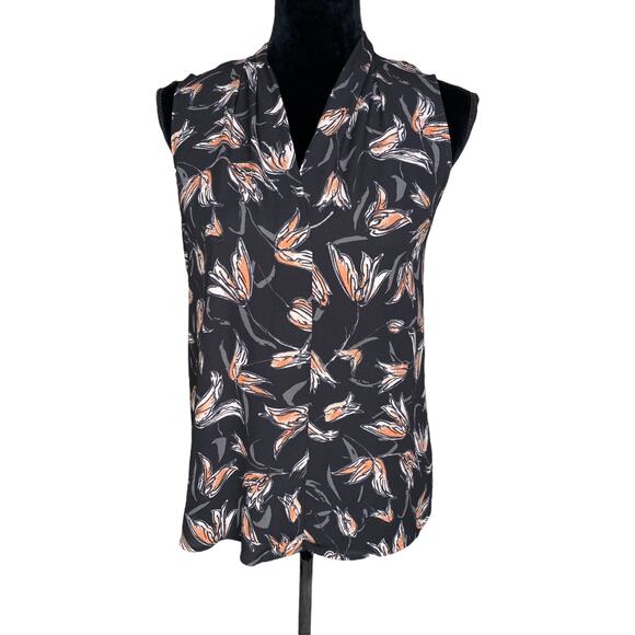 LOFT Floral Sleeveless Top XS - Picture 2 of 8